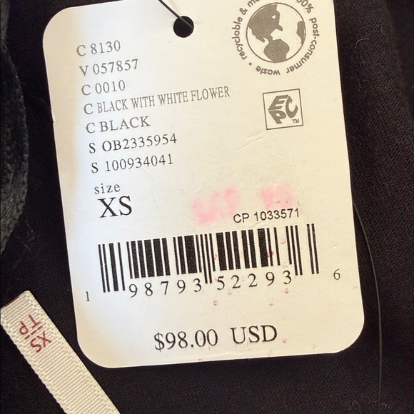 Free People Black Floral Backless Dress - Picture 6 of 6